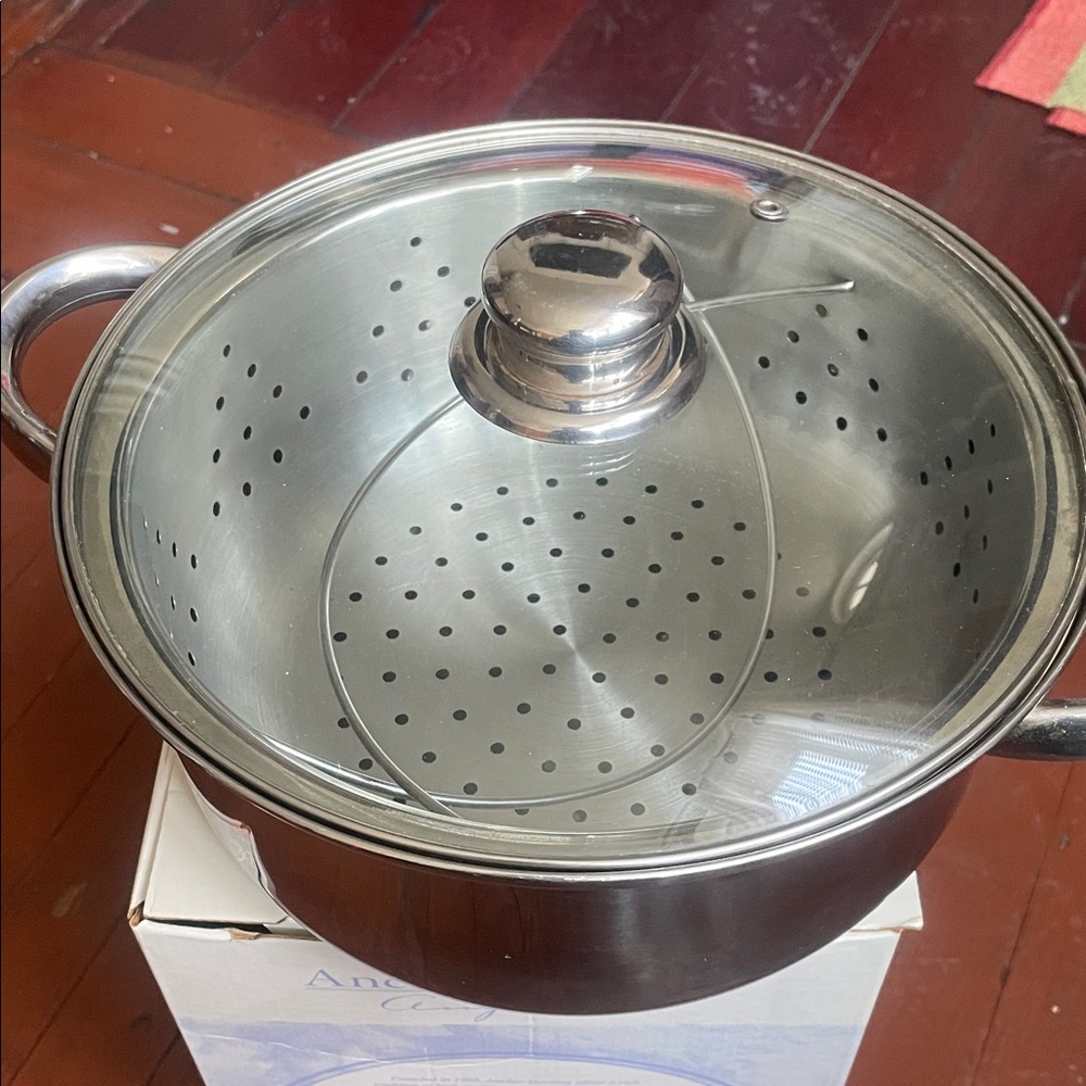 Stainless Steel Steamer Pot with Lid